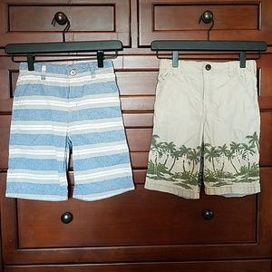 GUC Gymboree Size 7 Boys Shorts LOT OF 2